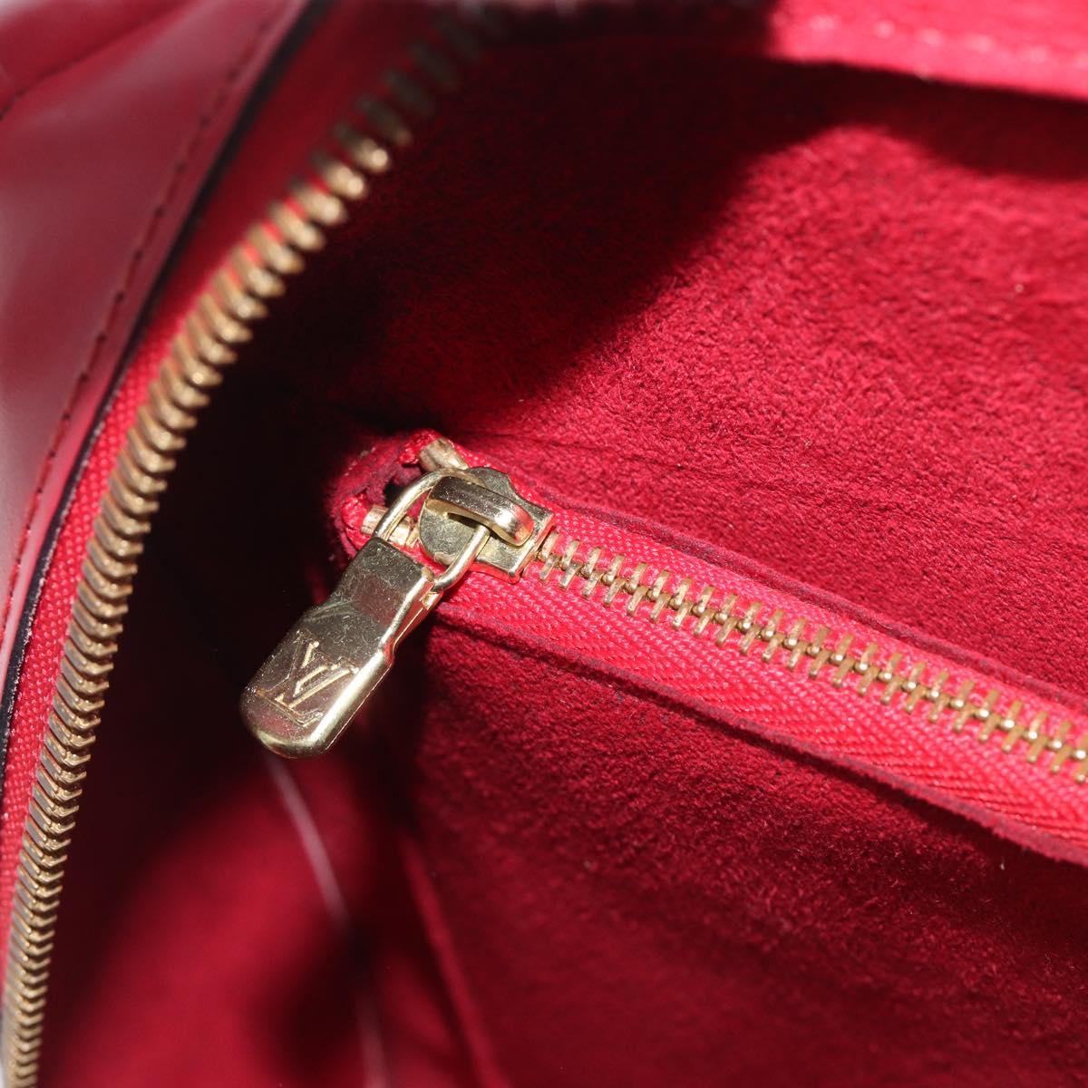 LOUIS VUITTON Epi Pont Neuf Hand Bag Red M52057 LV Auth ka6088