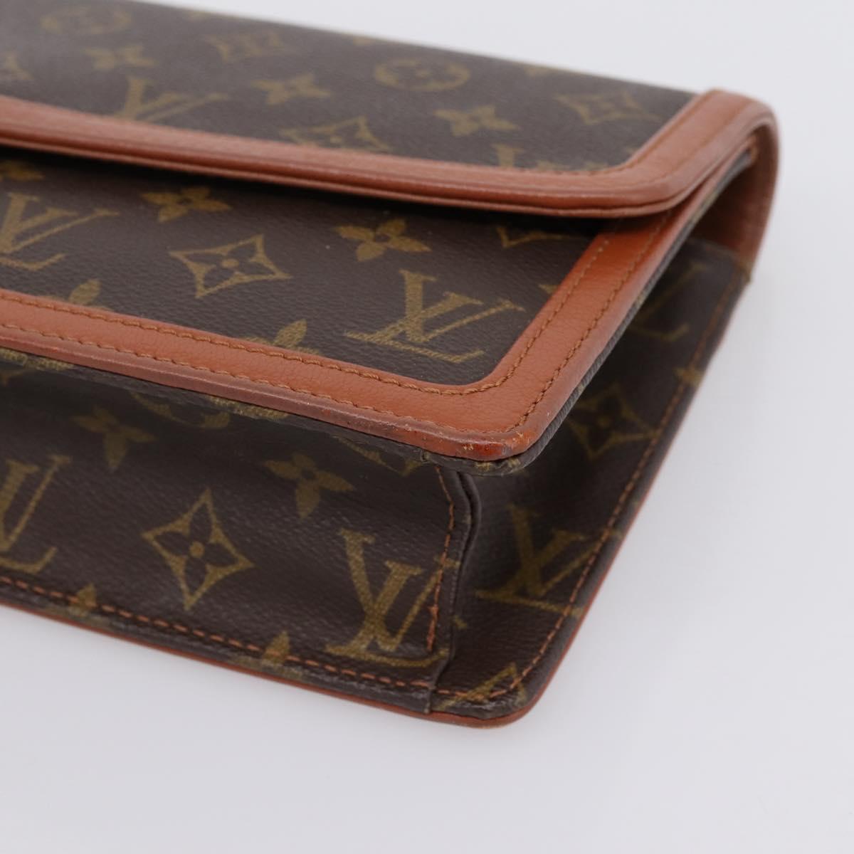 LOUIS VUITTON Monogram Pochette Dam GM Clutch Bag M51810 LV Auth ka6089