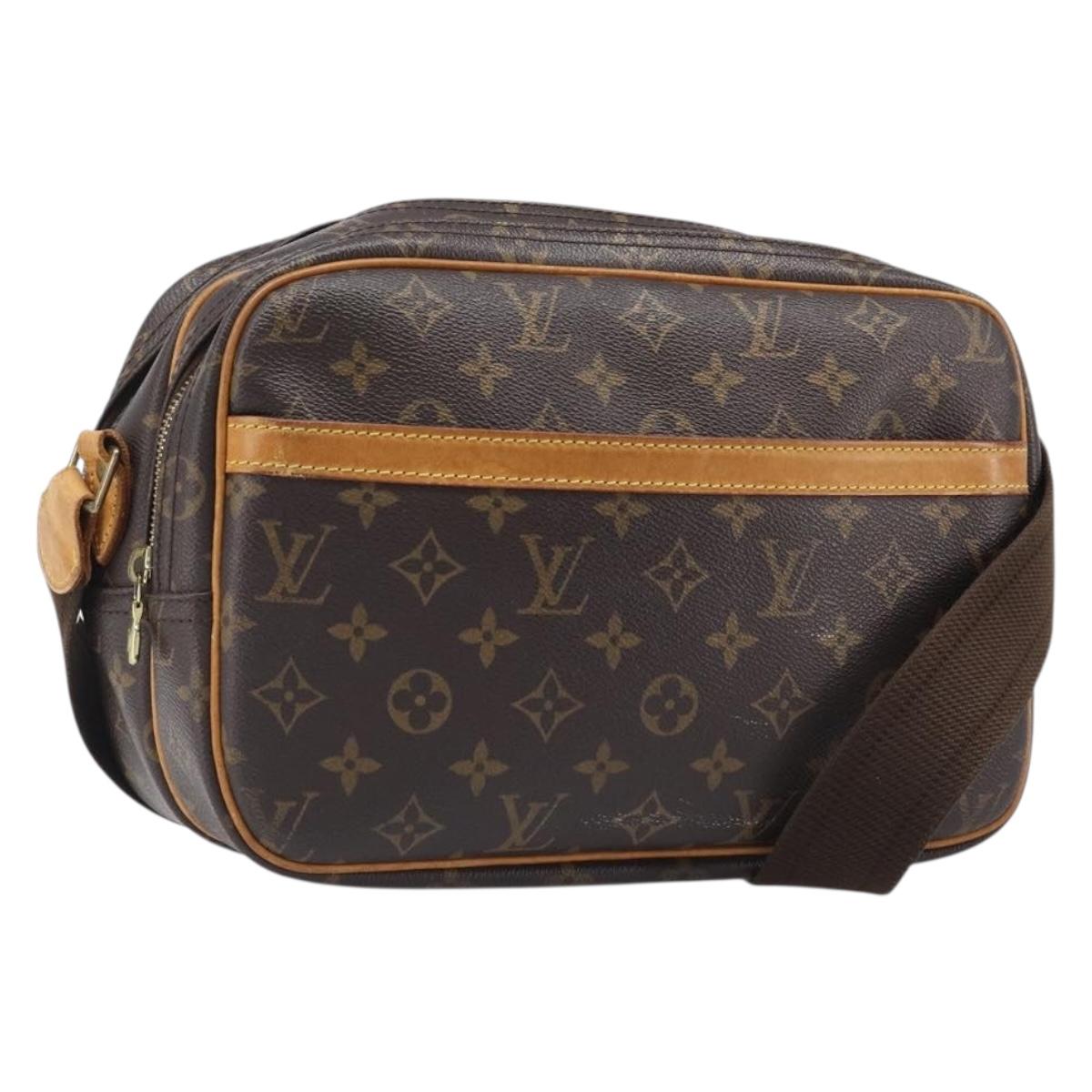 LOUIS VUITTON Monogram Reporter PM Shoulder Bag M45254 LV Auth ka6096