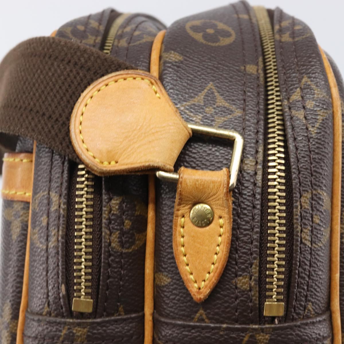 LOUIS VUITTON Monogram Reporter PM Shoulder Bag M45254 LV Auth ka6096
