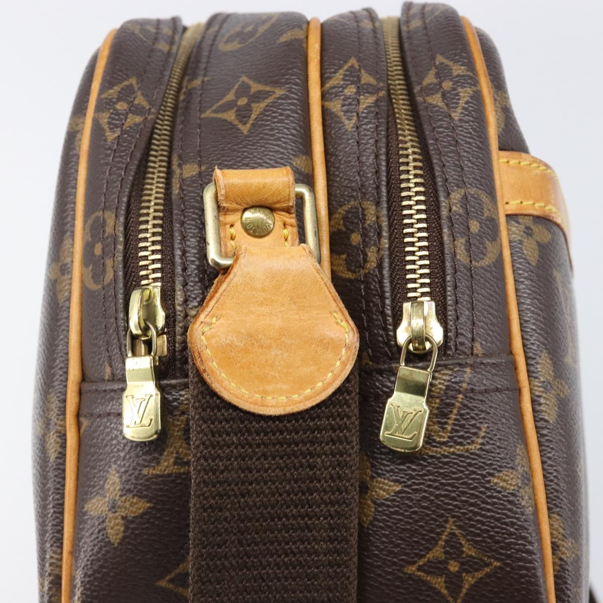 LOUIS VUITTON Monogram Reporter PM Shoulder Bag M45254 LV Auth ka6096