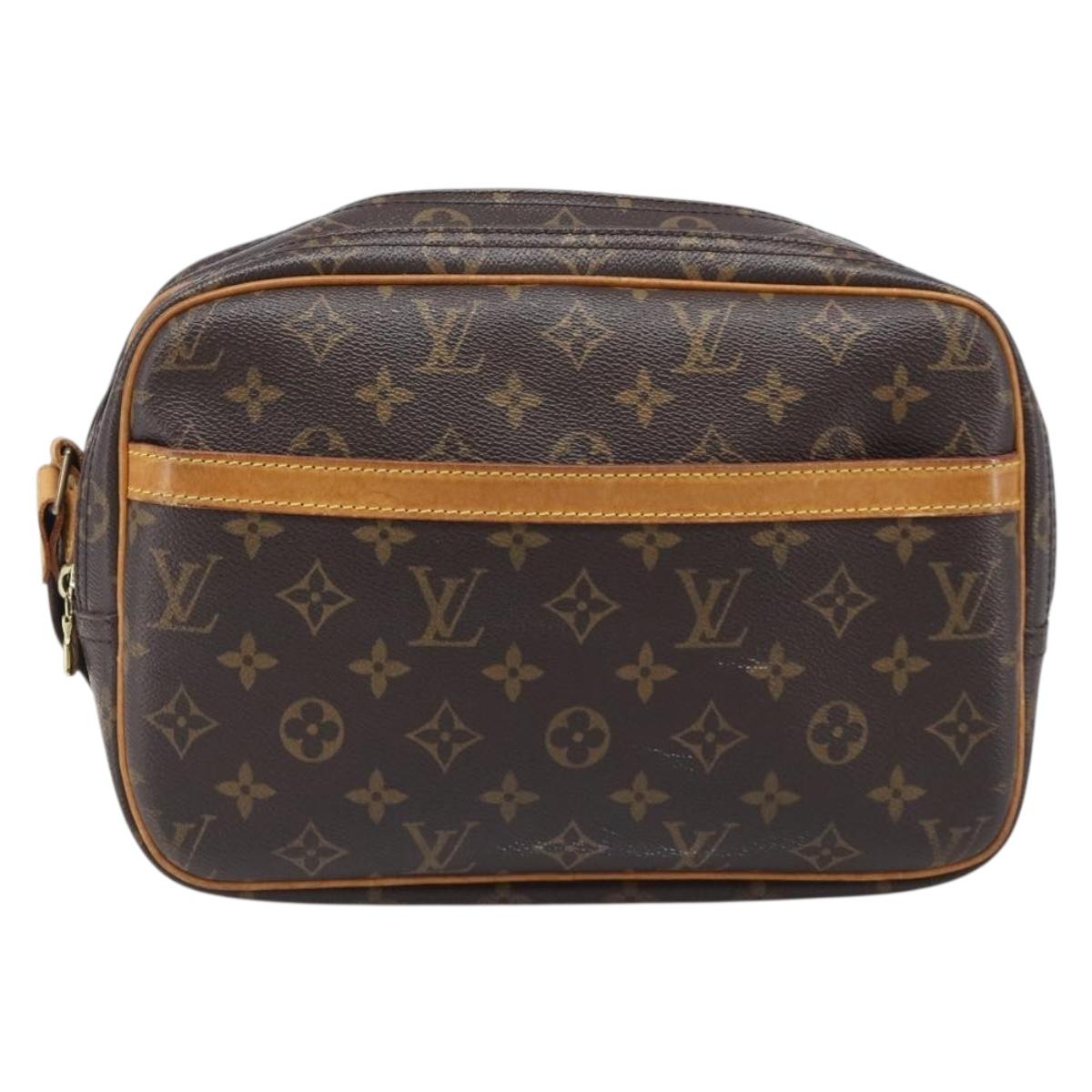 LOUIS VUITTON Monogram Reporter PM Shoulder Bag M45254 LV Auth ka6096