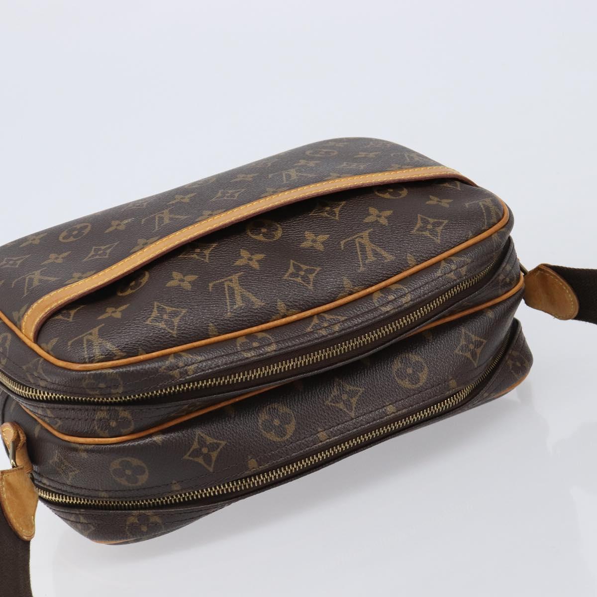 LOUIS VUITTON Monogram Reporter PM Shoulder Bag M45254 LV Auth ka6096