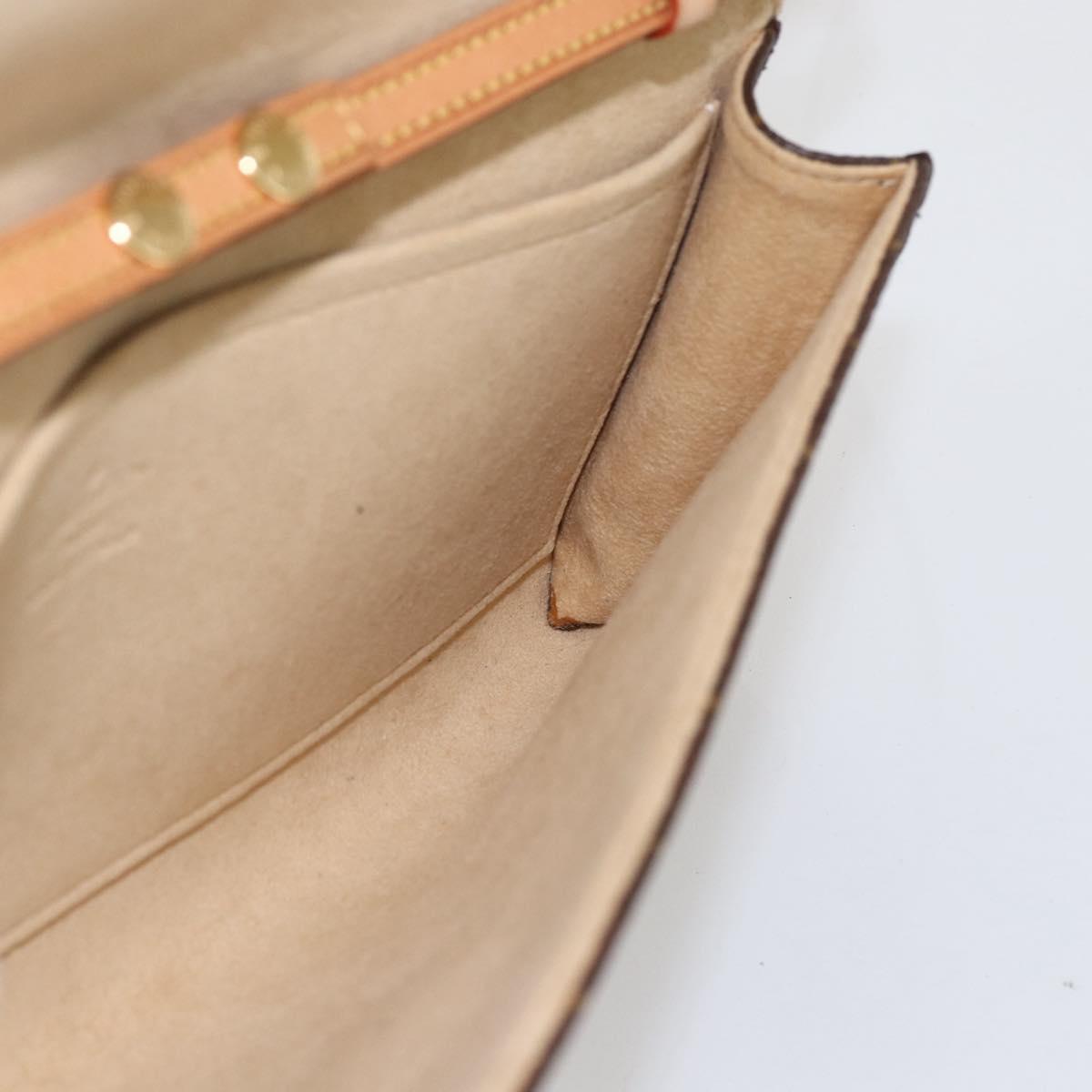 LOUIS VUITTON Monogram Pochette Twin GM Shoulder Bag M51852 LV Auth ka609V