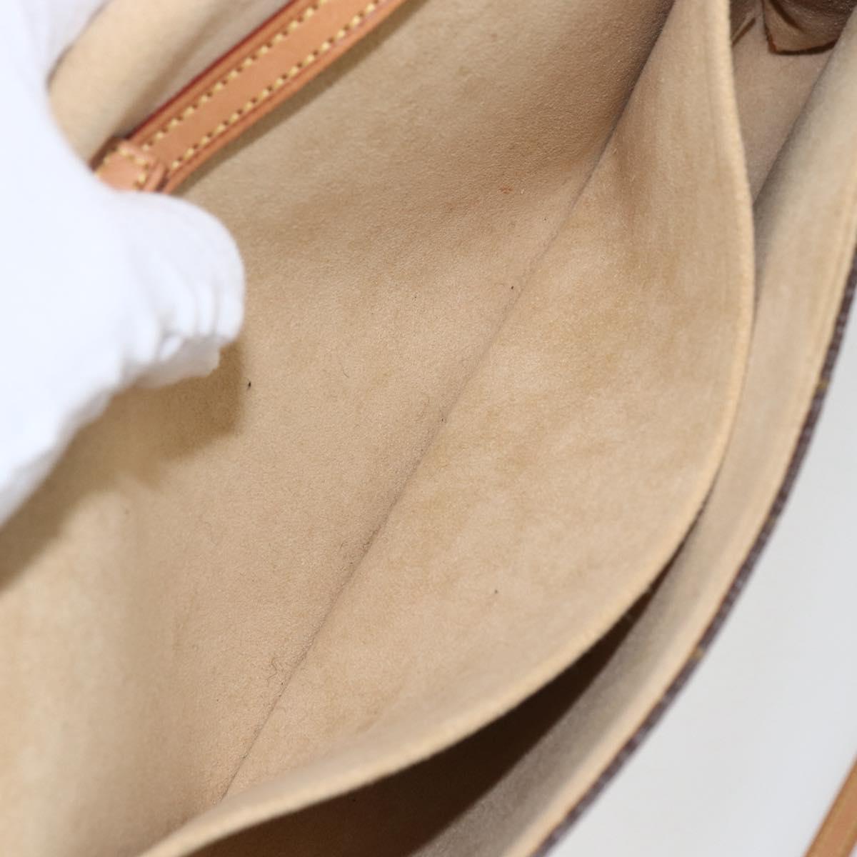 LOUIS VUITTON Monogram Pochette Twin GM Shoulder Bag M51852 LV Auth ka609V