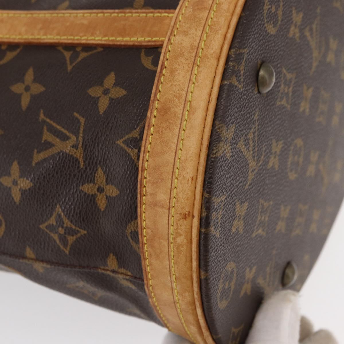 LOUIS VUITTON Monogram Bucket GM Shoulder Bag M42236 LV Auth ka610