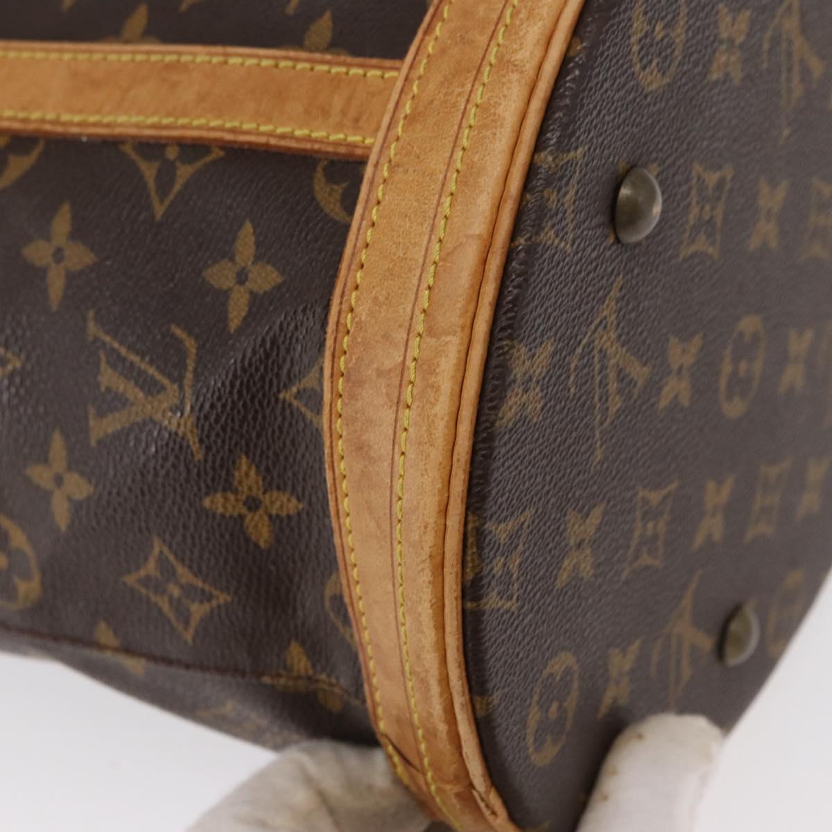 LOUIS VUITTON Monogram Bucket GM Shoulder Bag M42236 LV Auth ka610