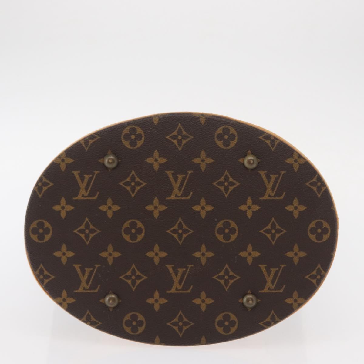 LOUIS VUITTON Monogram Bucket GM Shoulder Bag M42236 LV Auth ka610