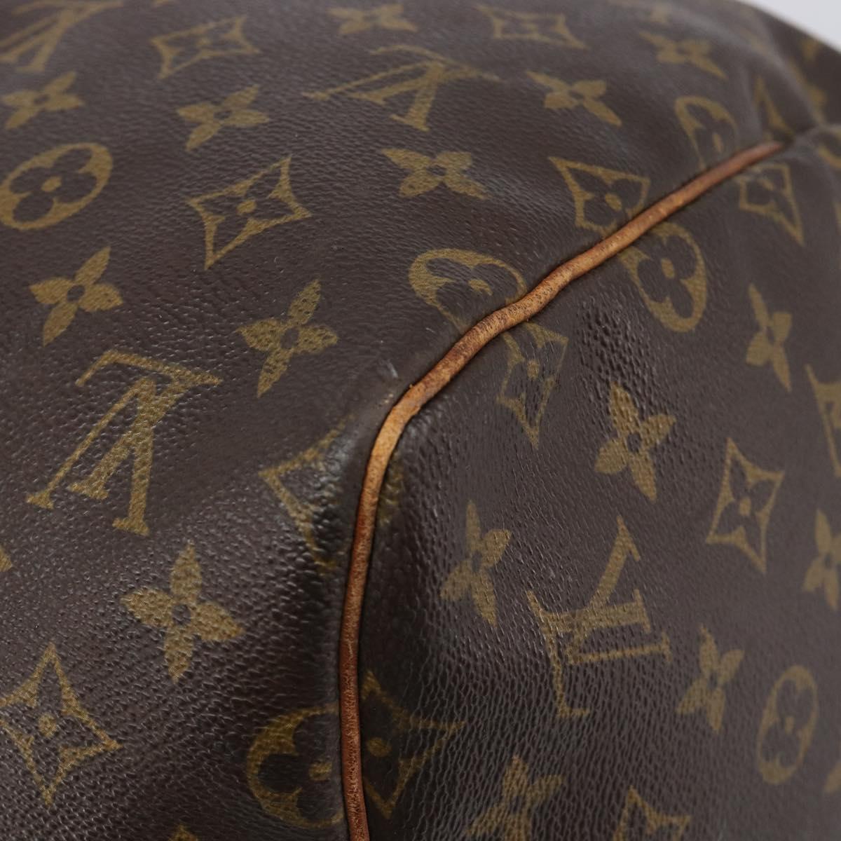 LOUIS VUITTON Monogram Keepall 55 Boston Bag M41424 LV Auth ka6105