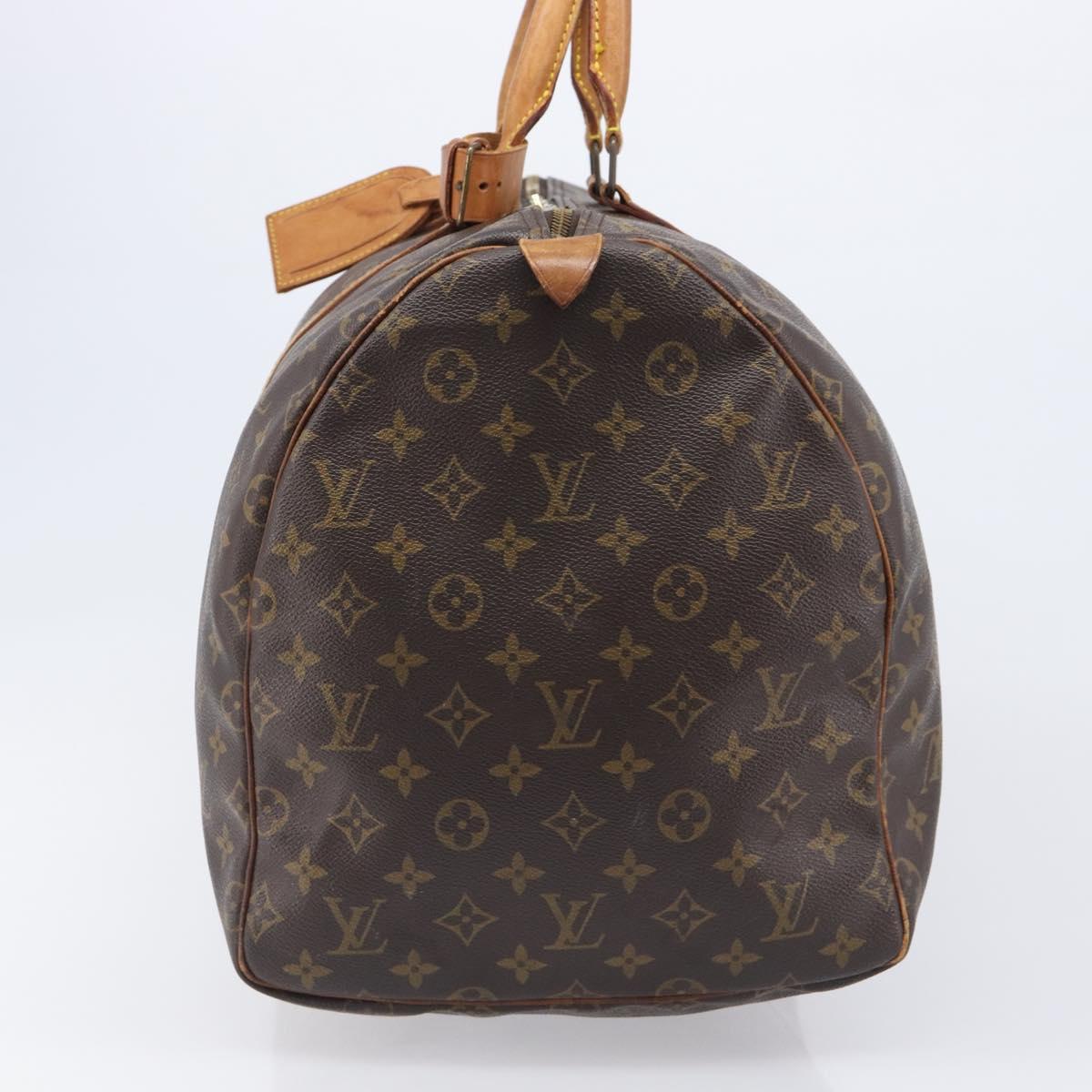 LOUIS VUITTON Monogram Keepall 55 Boston Bag M41424 LV Auth ka6105