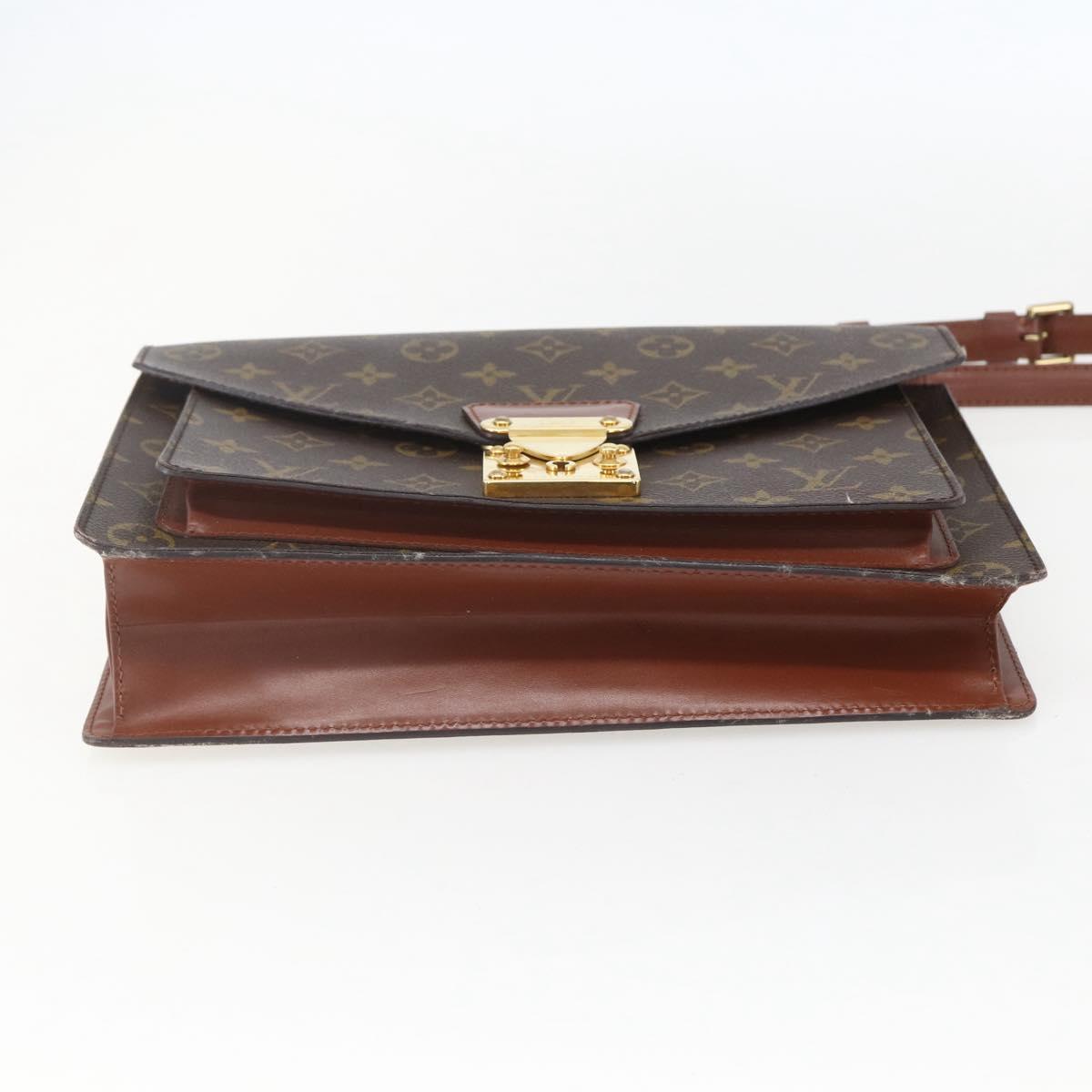 LOUIS VUITTON Monogram Monceau 28 Hand Bag M51185 LV Auth ka611