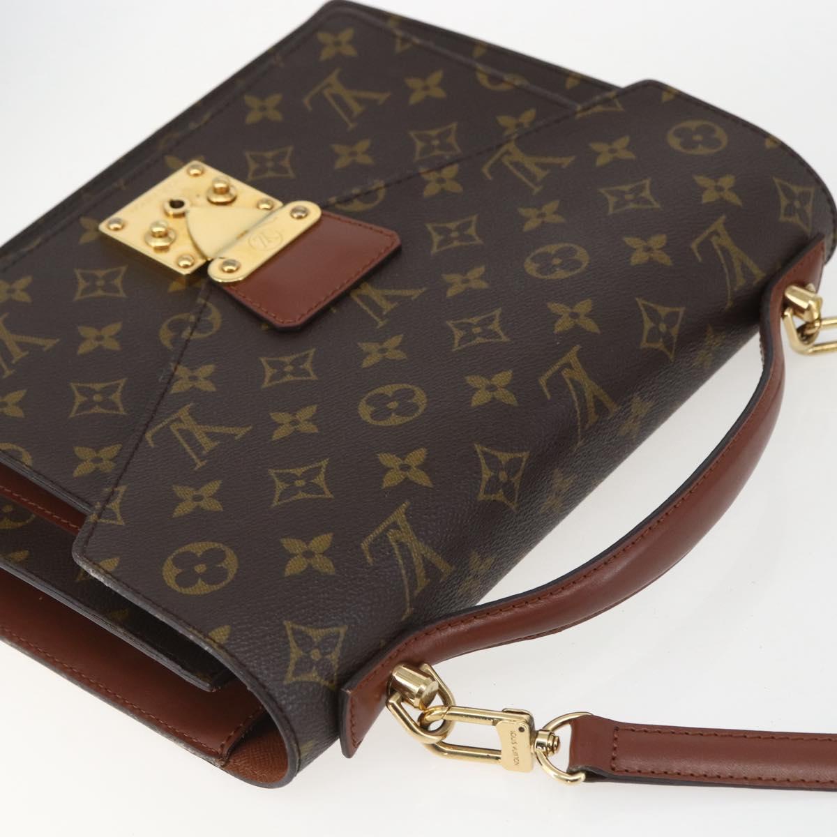 LOUIS VUITTON Monogram Monceau 28 Hand Bag M51185 LV Auth ka611