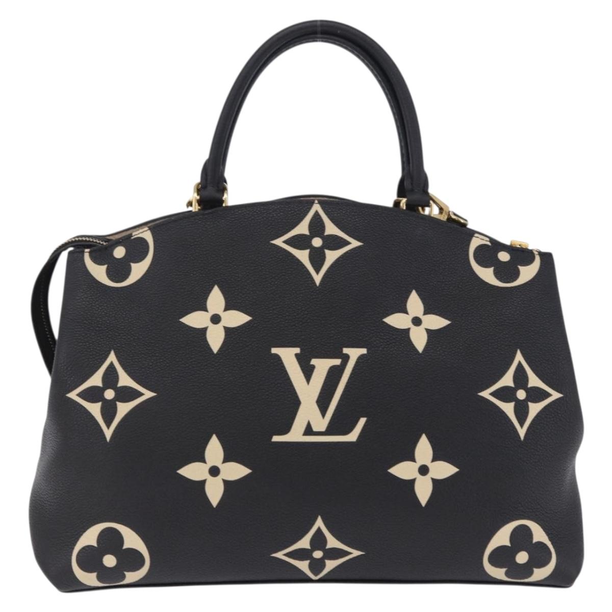 LOUIS VUITTON Monogram Empreinte Grand Palais MM Hand Bag M45842 Auth ka6115SAV