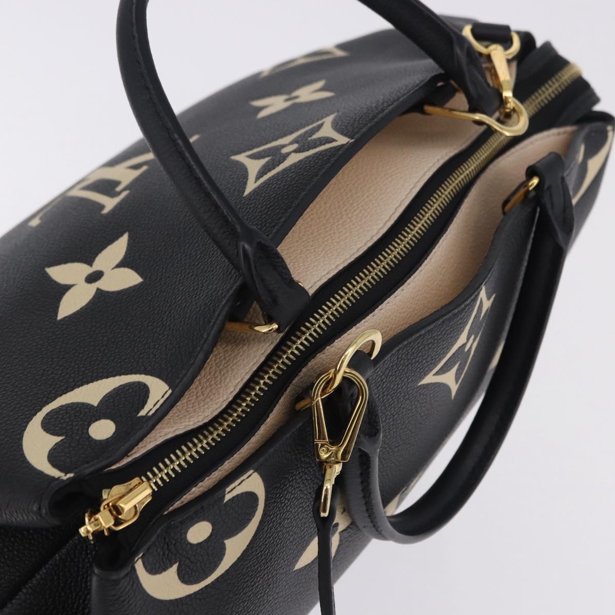 LOUIS VUITTON Monogram Empreinte Grand Palais MM Hand Bag M45842 Auth ka6115SAV