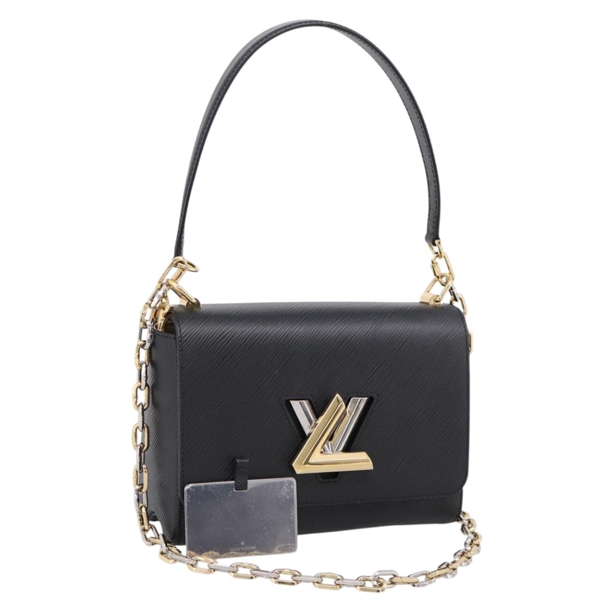 LOUIS VUITTON Epi Twist MM Shoulder Bag Black M21113 LV Auth ka6116SV