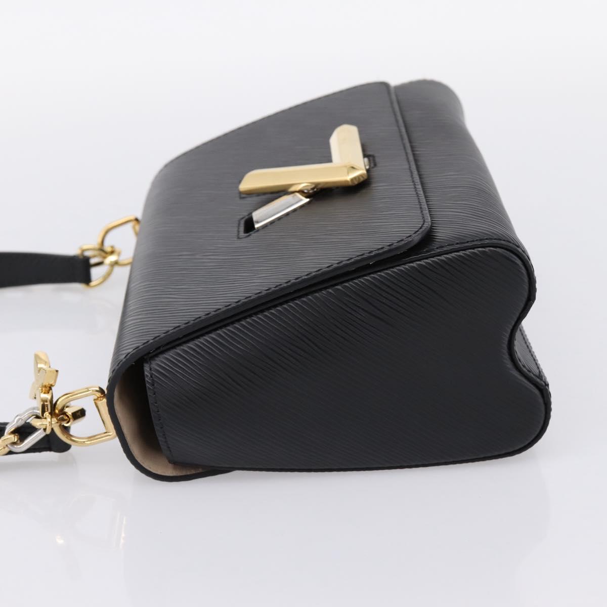 LOUIS VUITTON Epi Twist MM Shoulder Bag Black M21113 LV Auth ka6116SV