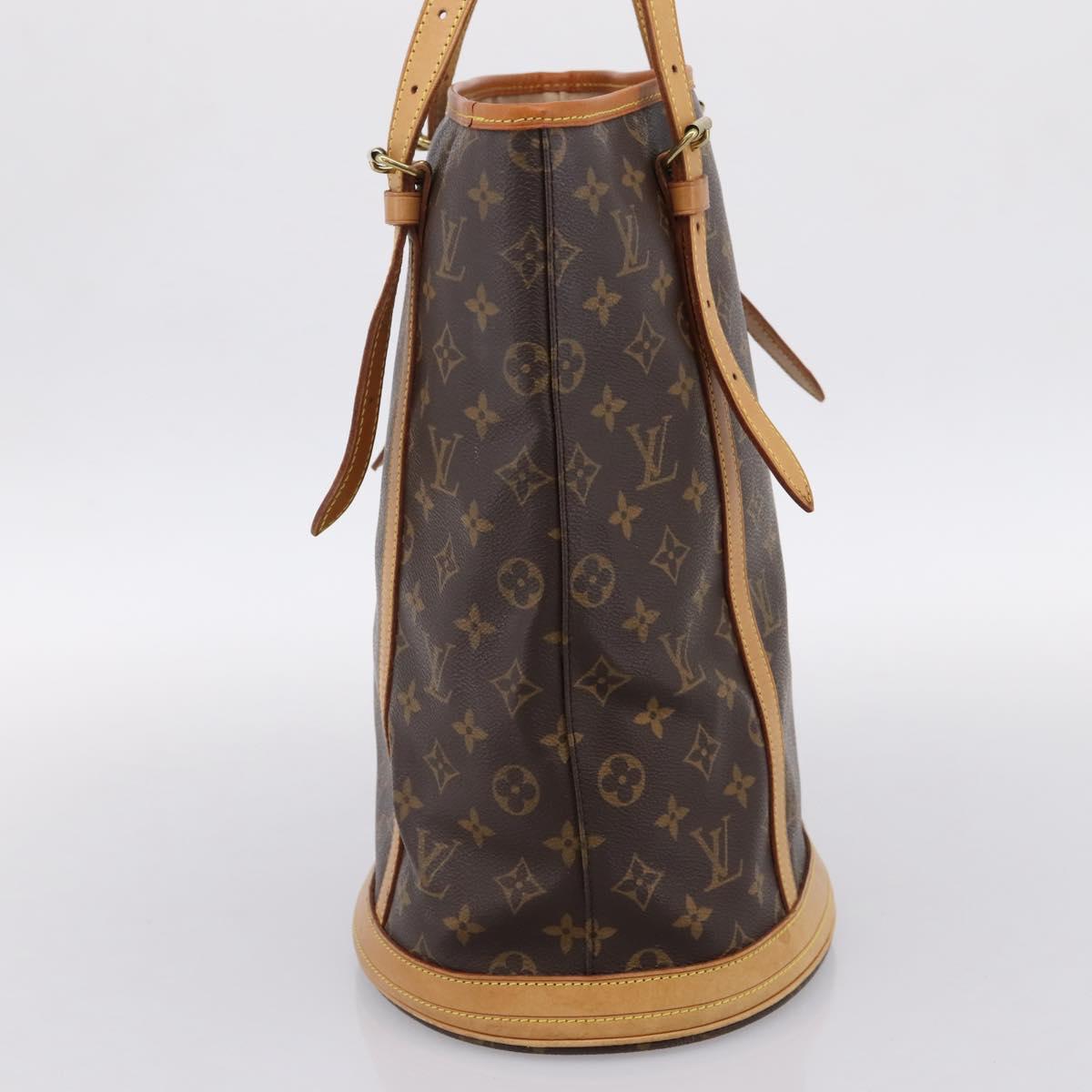 LOUIS VUITTON Monogram Bucket GM Shoulder Bag M42236 LV Auth ka6119A