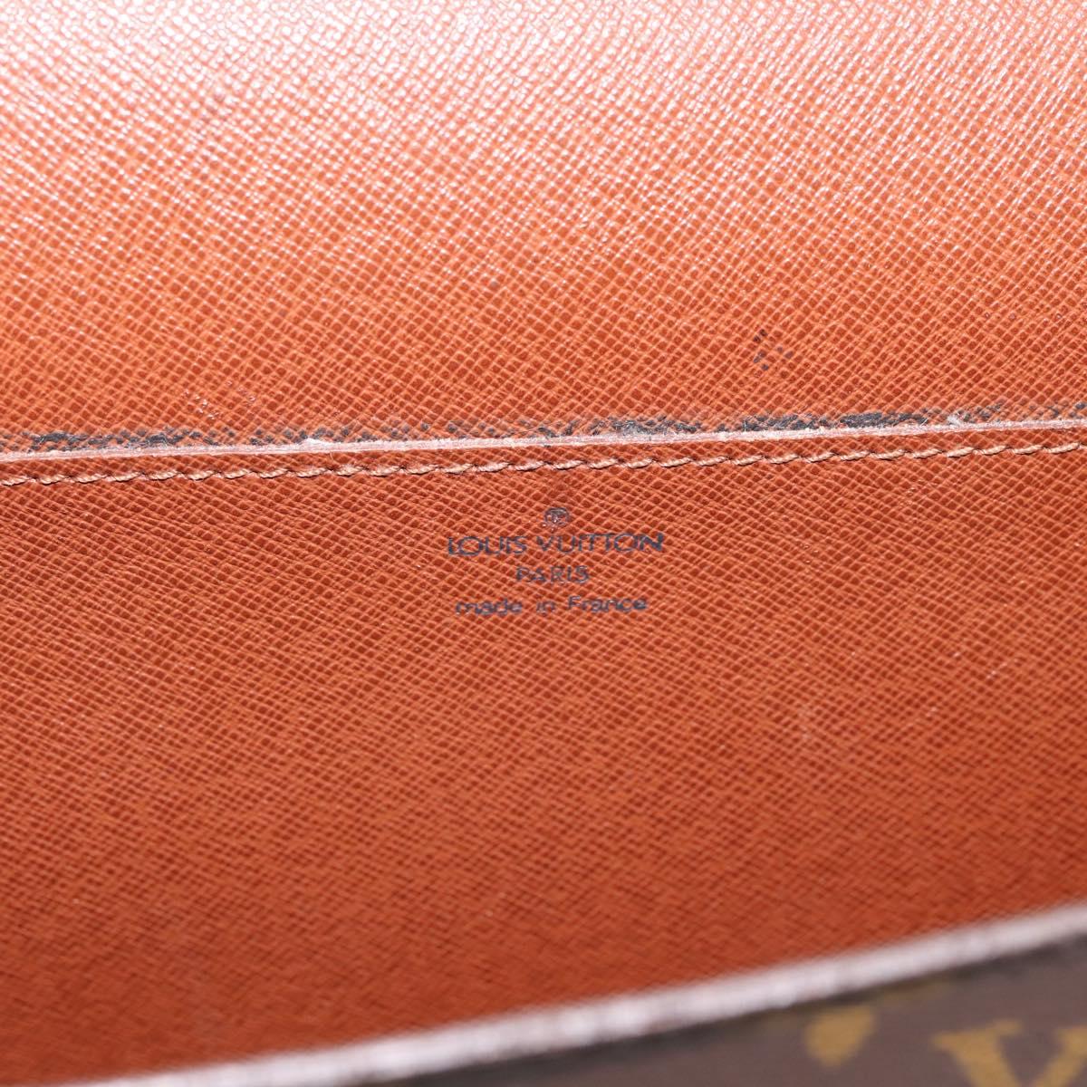 LOUIS VUITTON Monogram Porte Documents Bandouliere Bag M53338 LV Auth ka6120