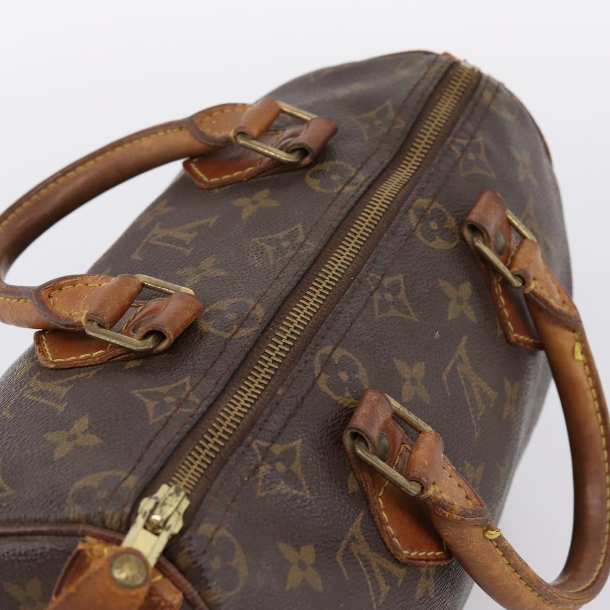 LOUIS VUITTON Monogram Speedy 25 Hand Bag M41528 LV Auth ka6121