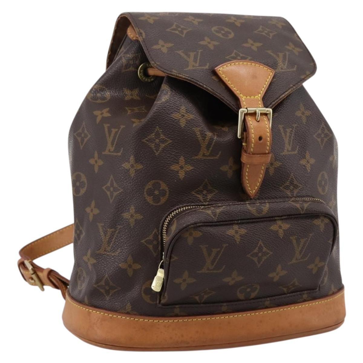 LOUIS VUITTON Monogram Montsouris MM Backpack M51136 LV Auth ka6125A