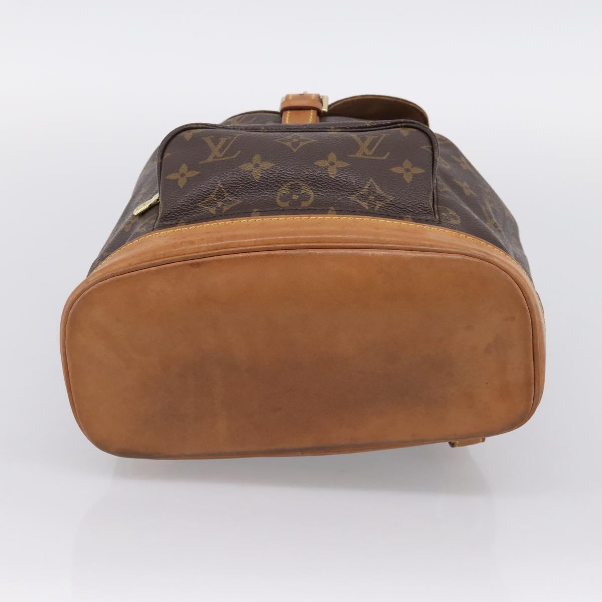 LOUIS VUITTON Monogram Montsouris MM Backpack M51136 LV Auth ka6125A
