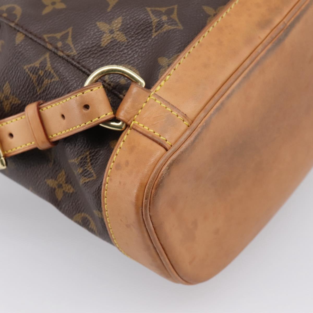 LOUIS VUITTON Monogram Montsouris MM Backpack M51136 LV Auth ka6125A