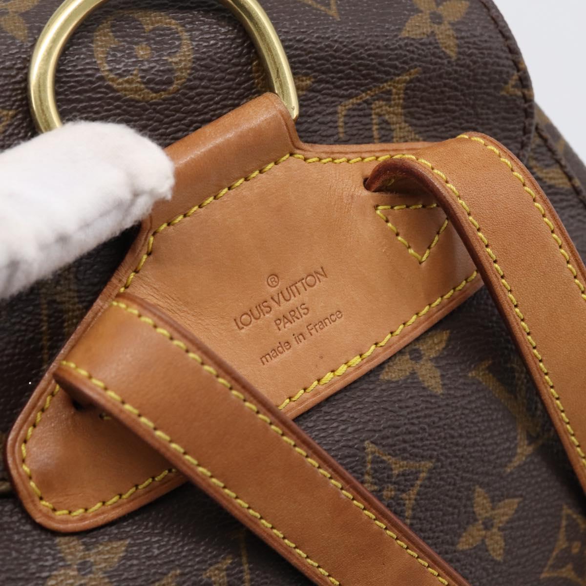 LOUIS VUITTON Monogram Montsouris MM Backpack M51136 LV Auth ka6125A