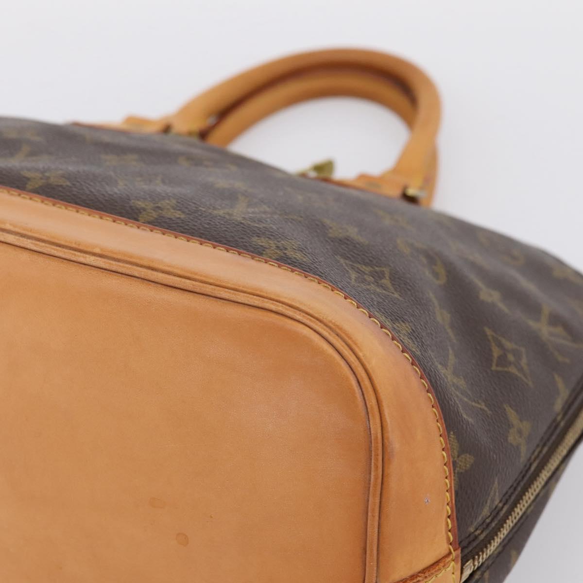 LOUIS VUITTON Monogram Alma Hand Bag M51130 LV Auth ka6126