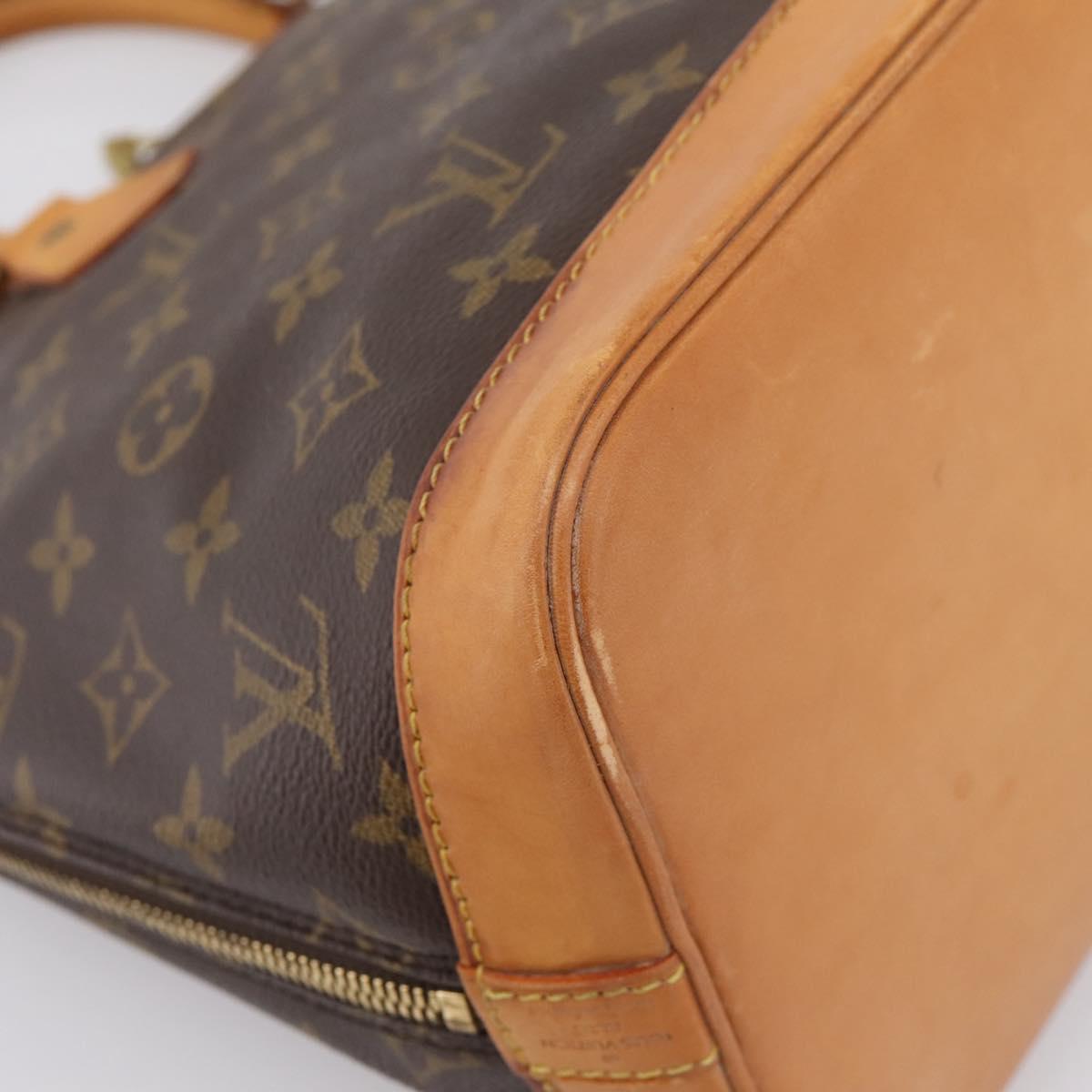 LOUIS VUITTON Monogram Alma Hand Bag M51130 LV Auth ka6126