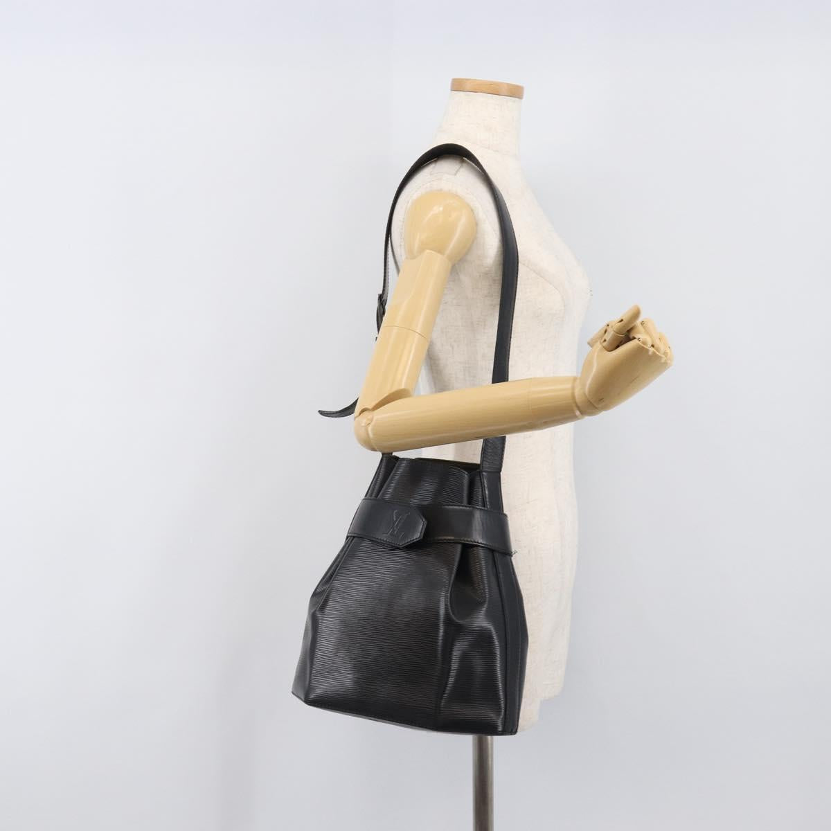 LOUIS VUITTON Epi Sac de Paul PM Shoulder Bag Black M80157 LV Auth ka6128