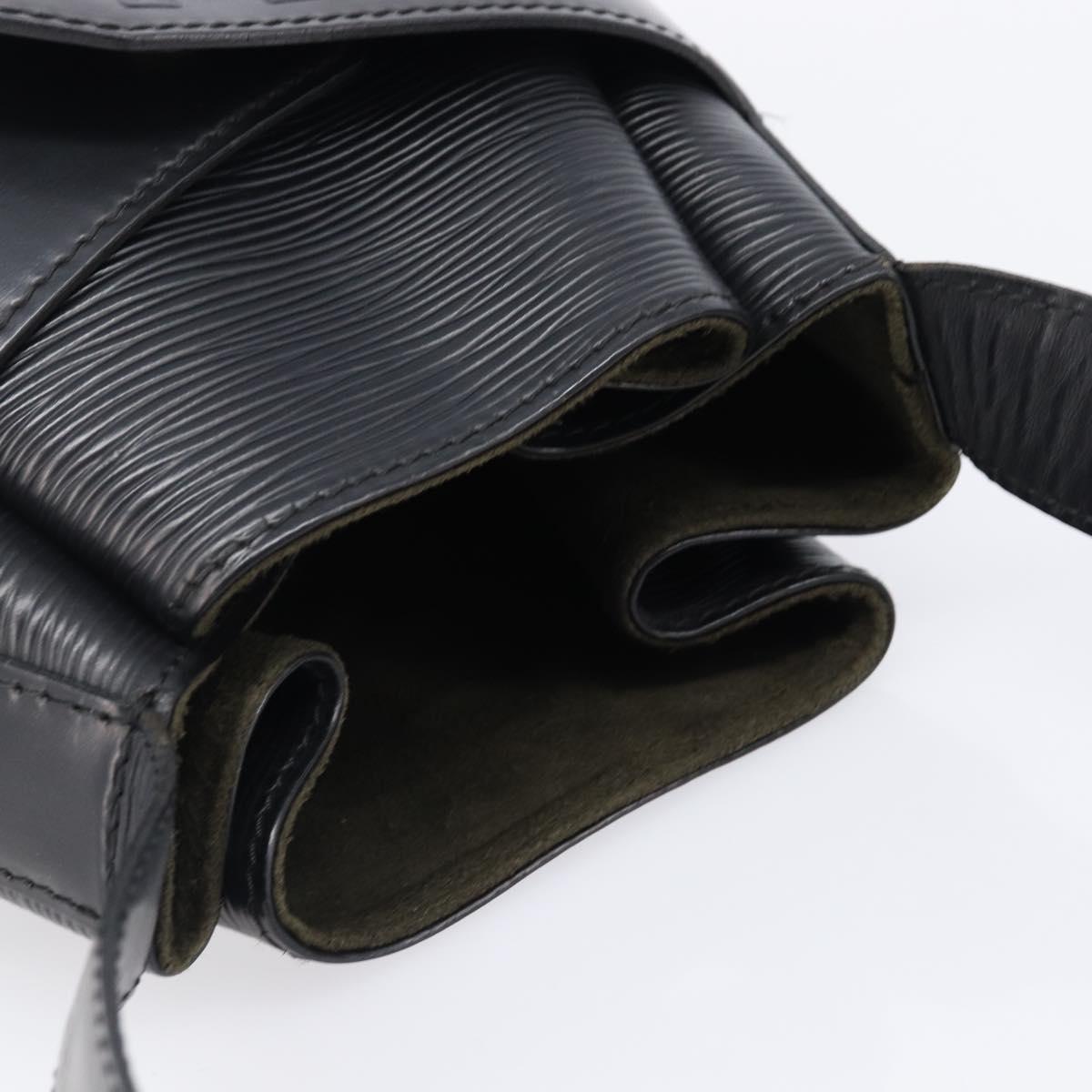 LOUIS VUITTON Epi Sac de Paul PM Shoulder Bag Black M80157 LV Auth ka6128