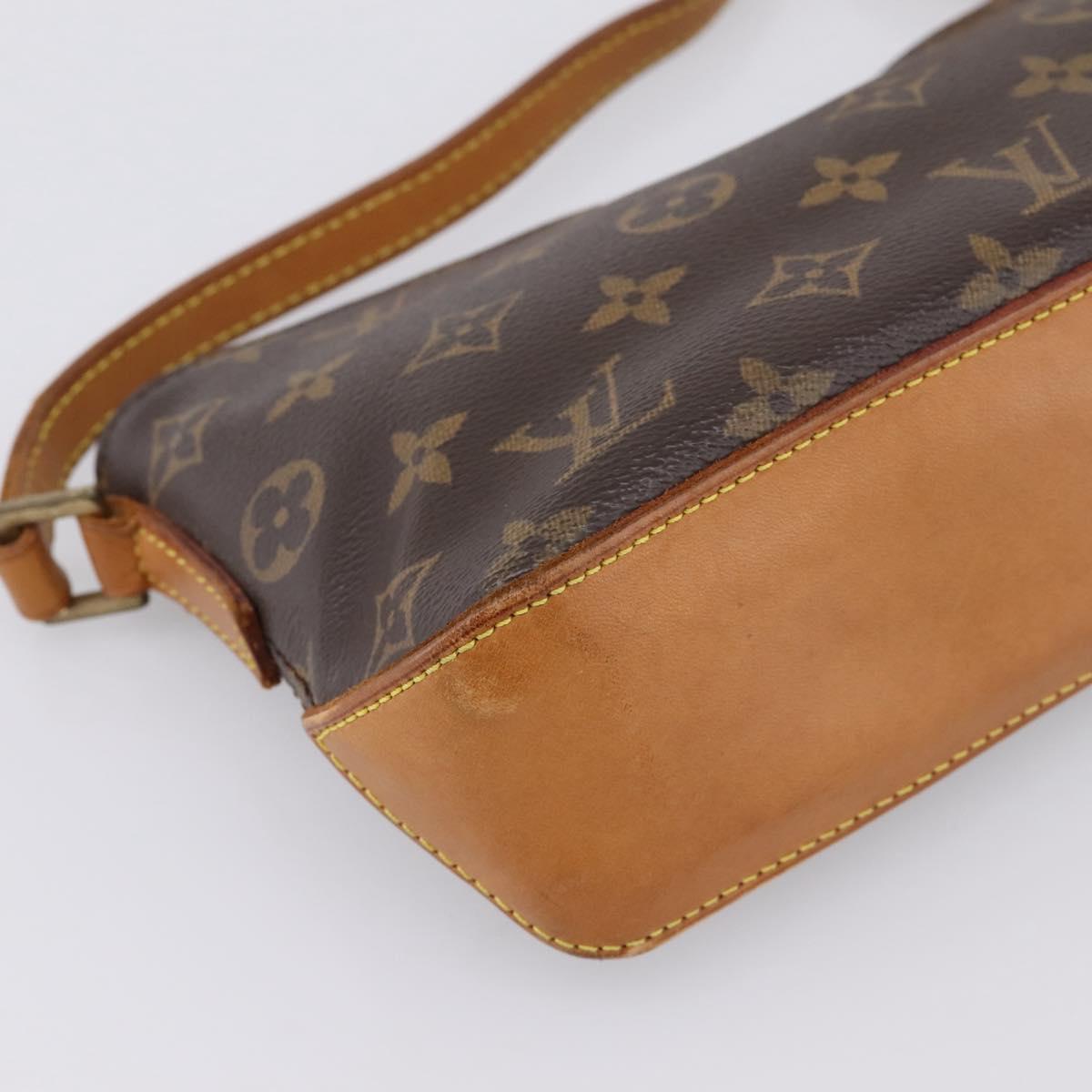 LOUIS VUITTON Monogram Trotteur Shoulder Bag M51240 LV Auth ka6129