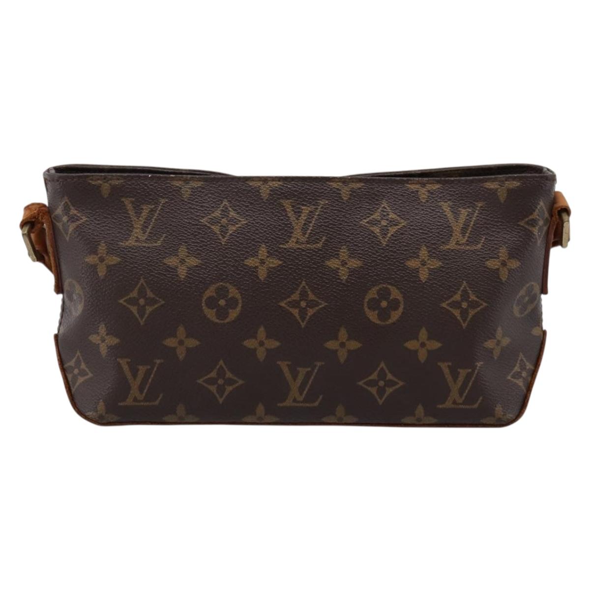 LOUIS VUITTON Monogram Trotteur Shoulder Bag M51240 LV Auth ka6129