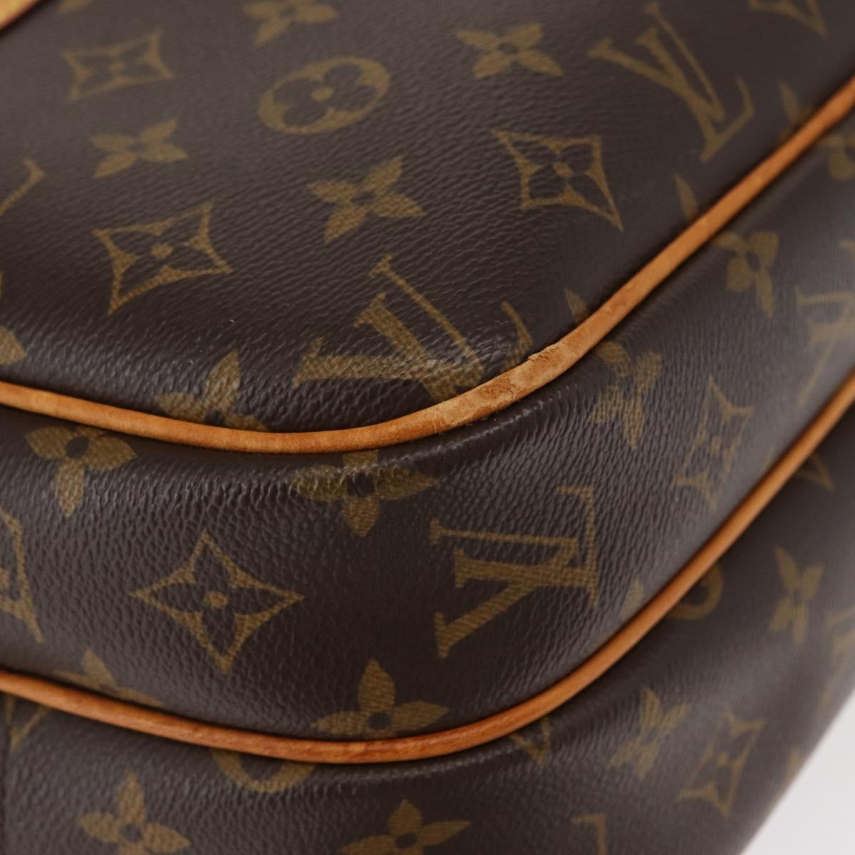 LOUIS VUITTON Monogram Reporter PM Shoulder Bag M45254 LV Auth ka613