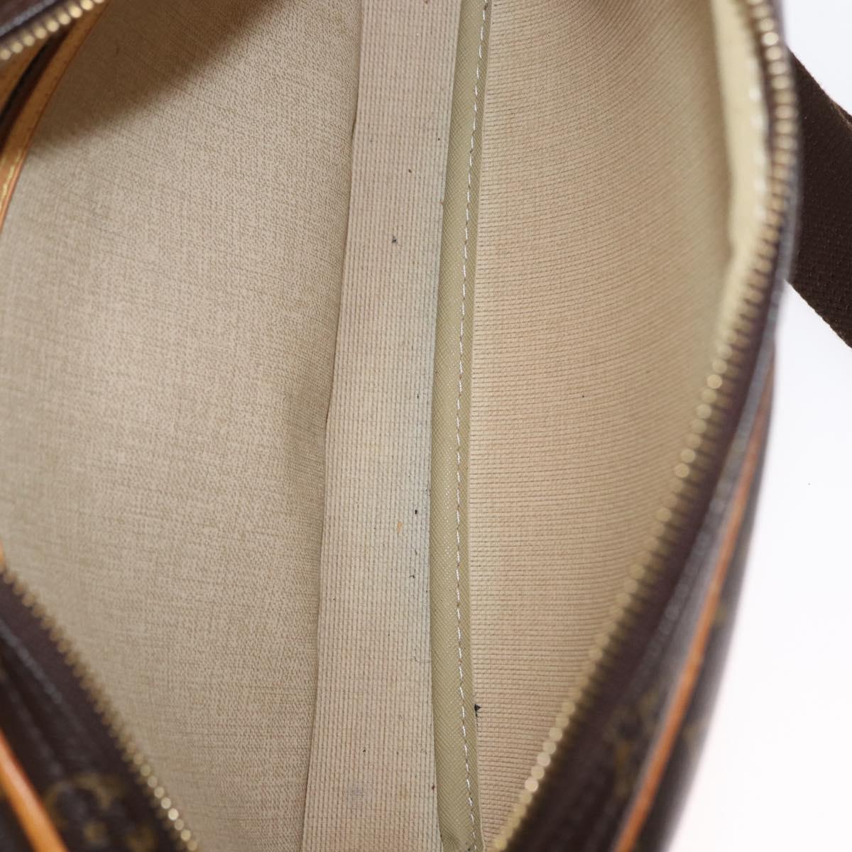 LOUIS VUITTON Monogram Reporter PM Shoulder Bag M45254 LV Auth ka613