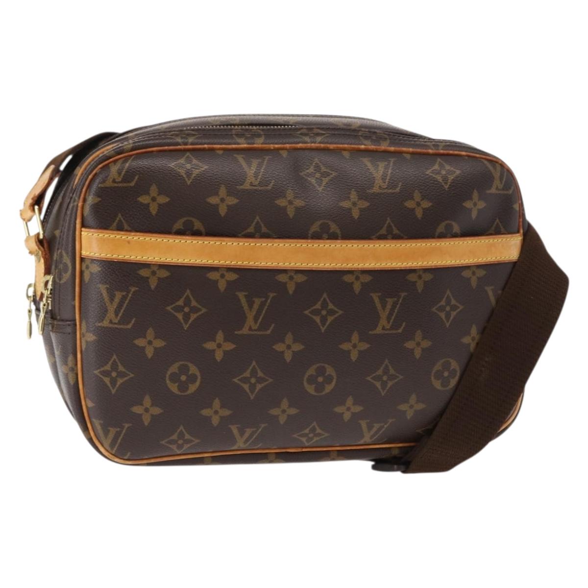 LOUIS VUITTON Monogram Reporter PM Shoulder Bag M45254 LV Auth ka613