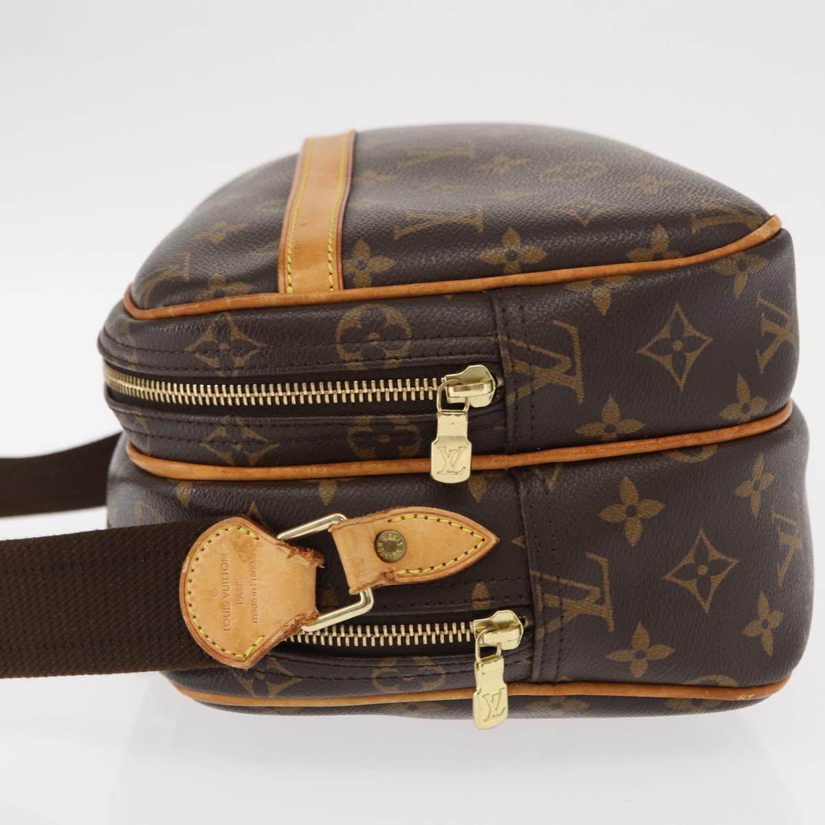 LOUIS VUITTON Monogram Reporter PM Shoulder Bag M45254 LV Auth ka613