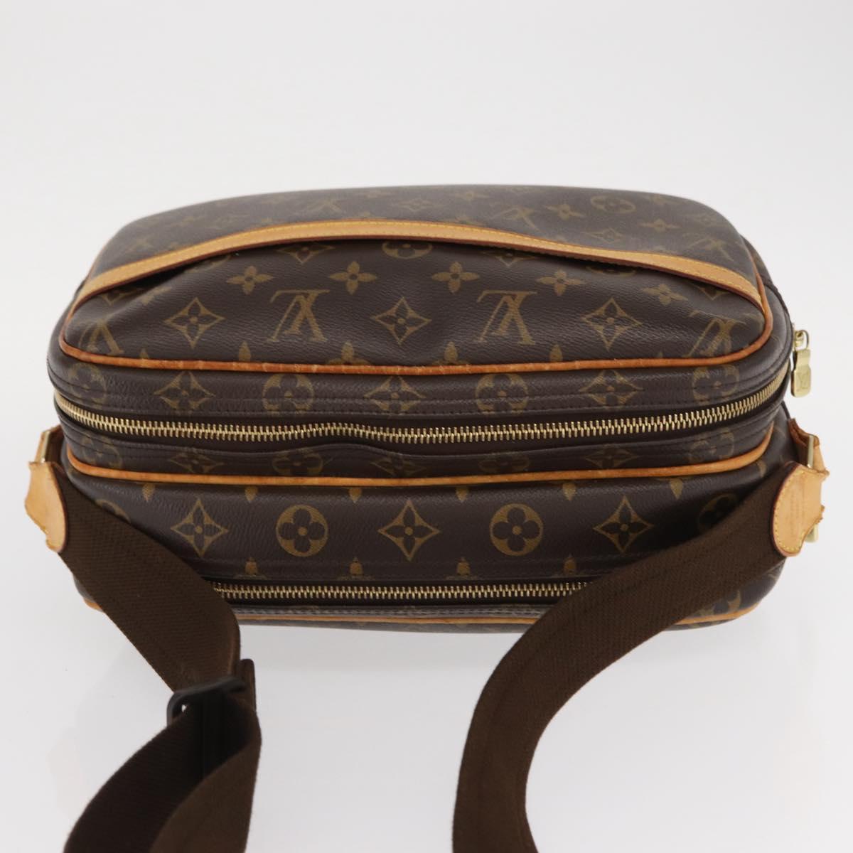 LOUIS VUITTON Monogram Reporter PM Shoulder Bag M45254 LV Auth ka613