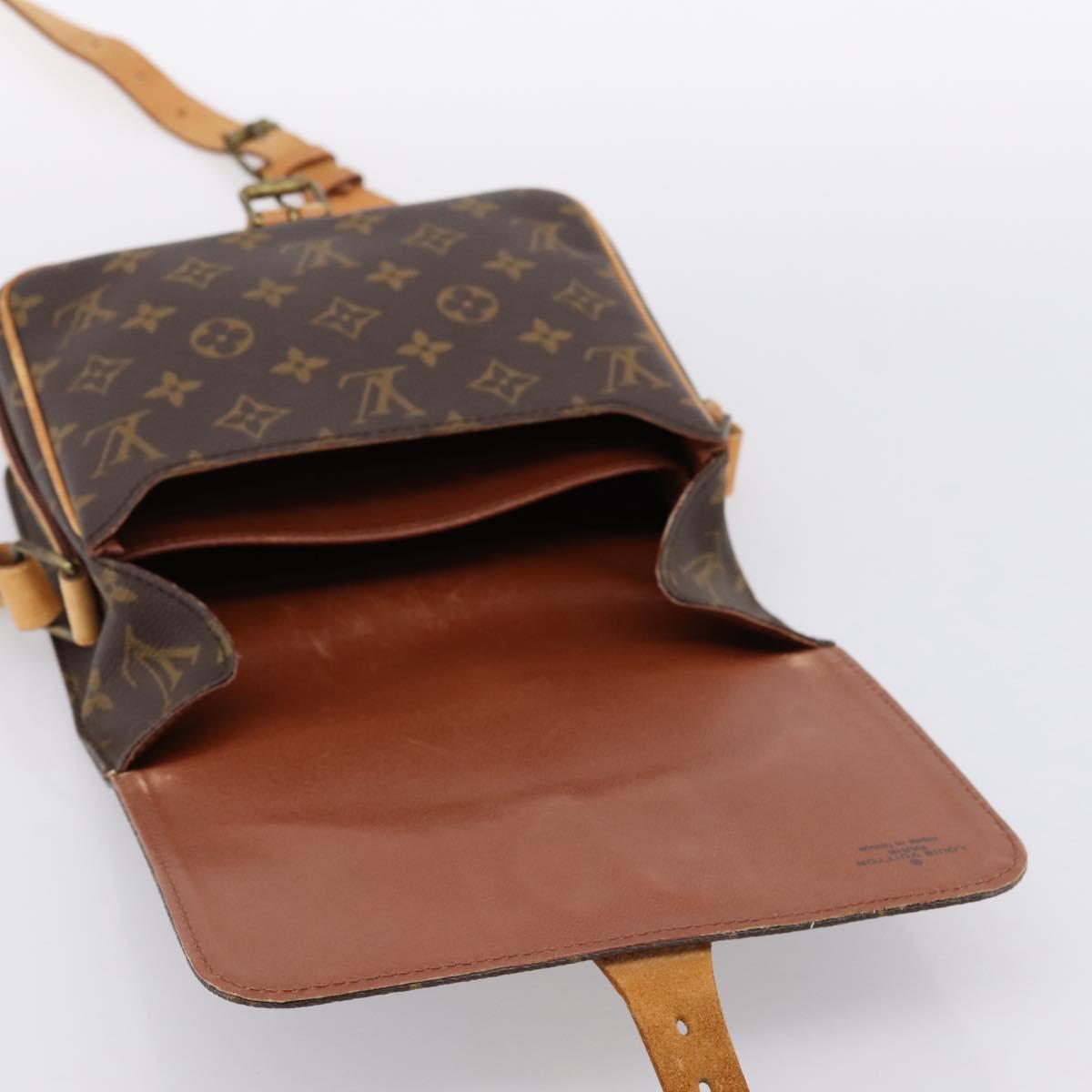 LOUIS VUITTON Monogram Cartouchiere MM Shoulder Bag M51253 LV Auth ka6130