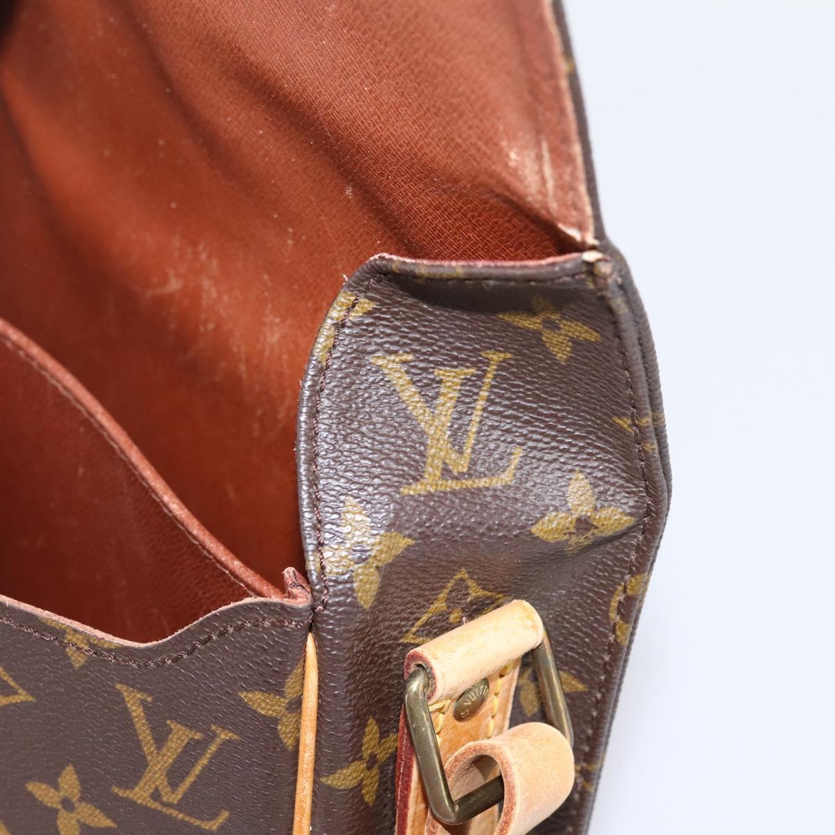 LOUIS VUITTON Monogram Cartouchiere MM Shoulder Bag M51253 LV Auth ka6130