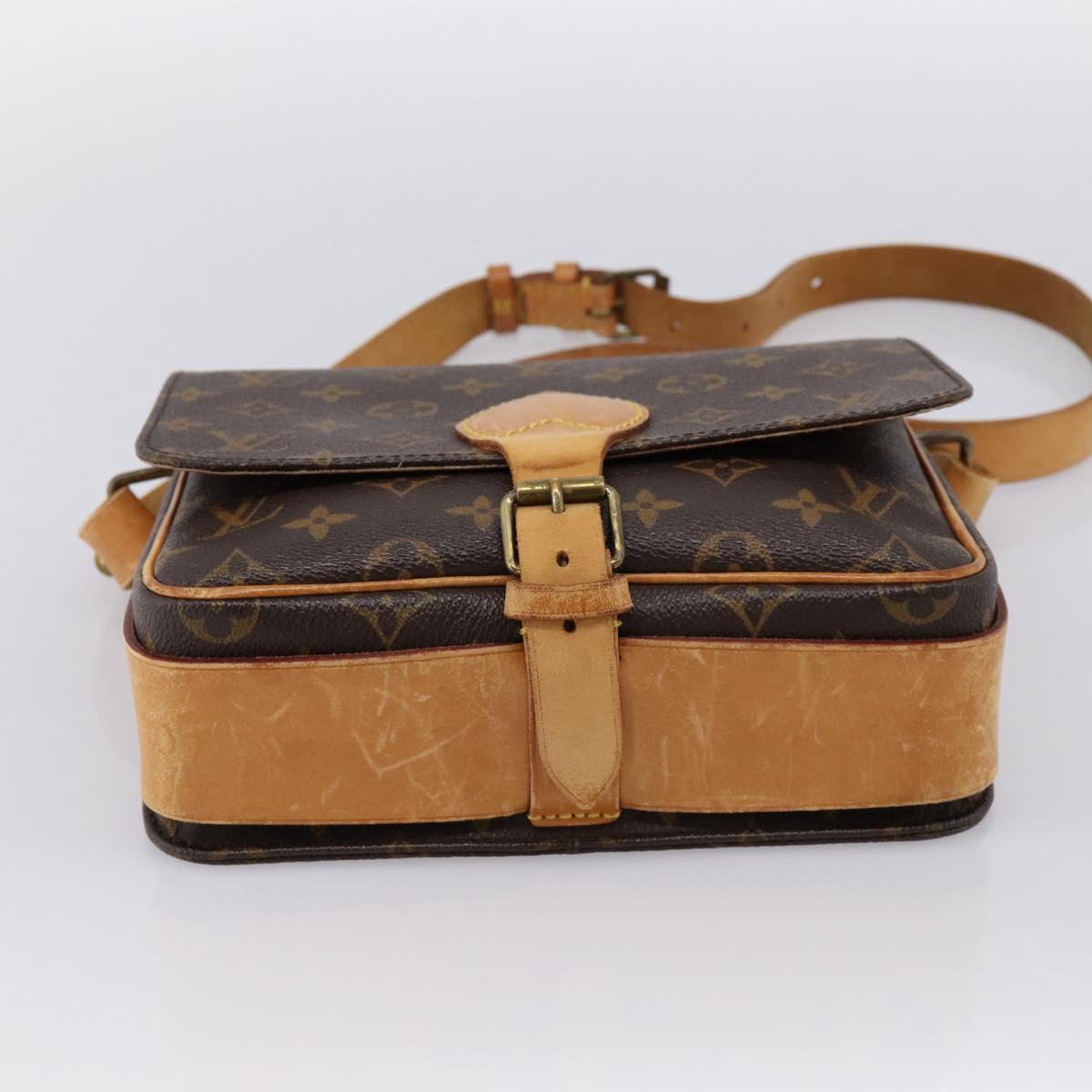 LOUIS VUITTON Monogram Cartouchiere MM Shoulder Bag M51253 LV Auth ka6130