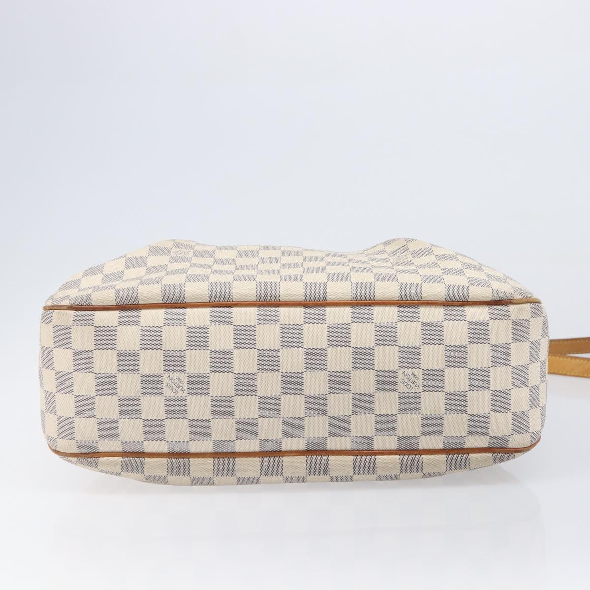 LOUIS VUITTON Damier Azur Siracusa MM Shoulder Bag N41112 LV Auth ka6133