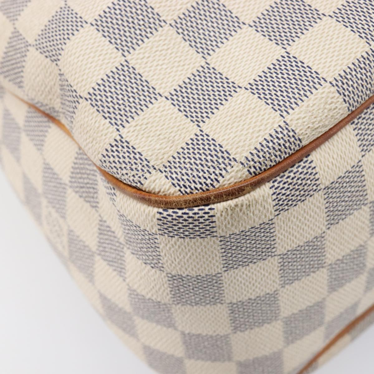 LOUIS VUITTON Damier Azur Siracusa MM Shoulder Bag N41112 LV Auth ka6133