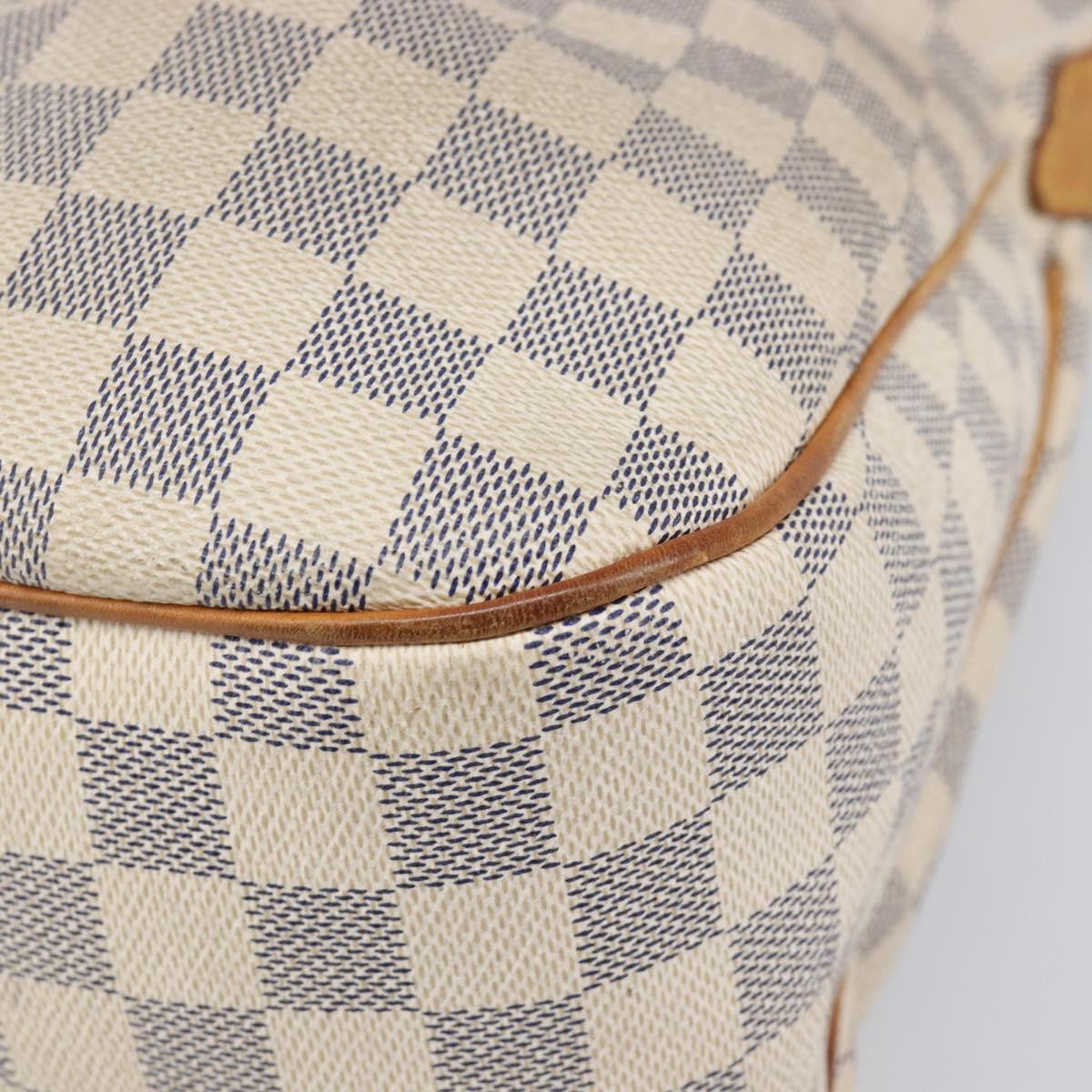 LOUIS VUITTON Damier Azur Siracusa MM Shoulder Bag N41112 LV Auth ka6133