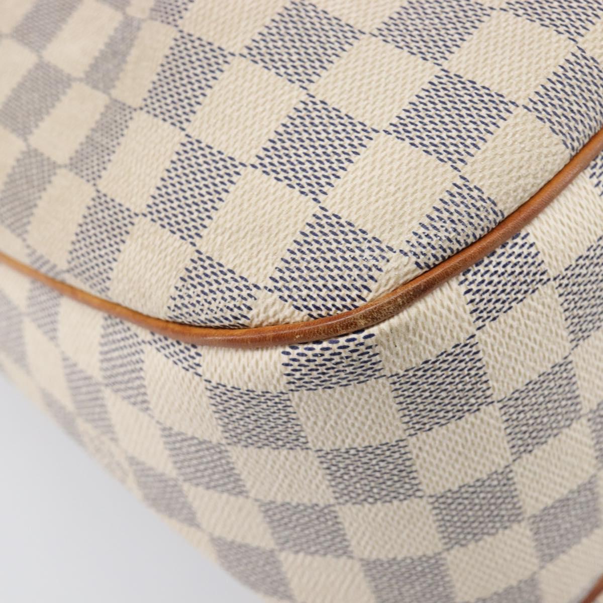 LOUIS VUITTON Damier Azur Siracusa MM Shoulder Bag N41112 LV Auth ka6133