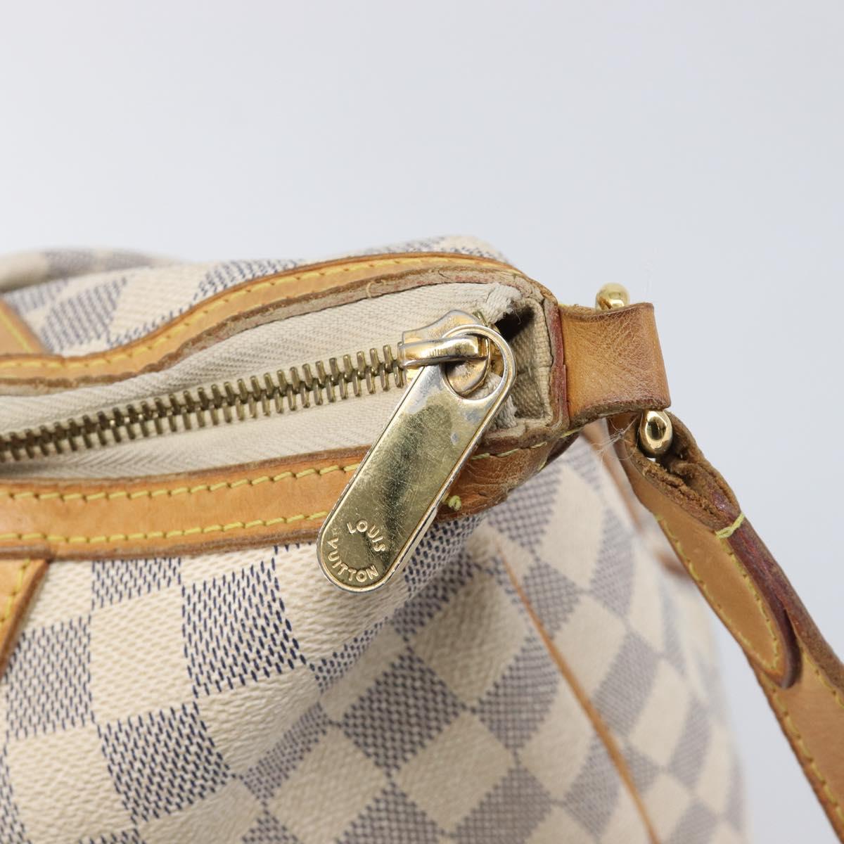 LOUIS VUITTON Damier Azur Siracusa MM Shoulder Bag N41112 LV Auth ka6133