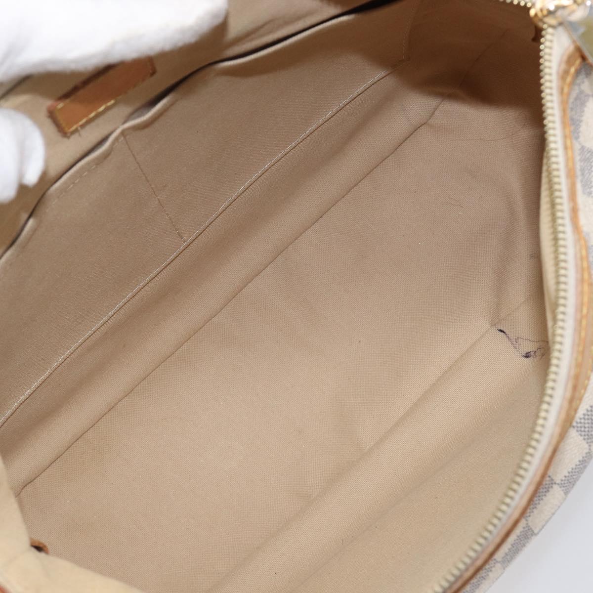LOUIS VUITTON Damier Azur Siracusa MM Shoulder Bag N41112 LV Auth ka6133