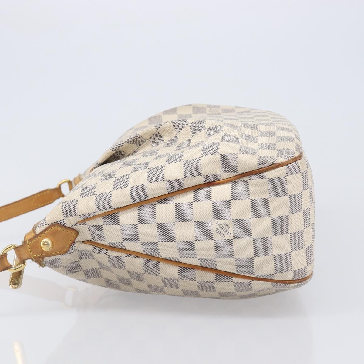 LOUIS VUITTON Damier Azur Siracusa MM Shoulder Bag N41112 LV Auth ka6133