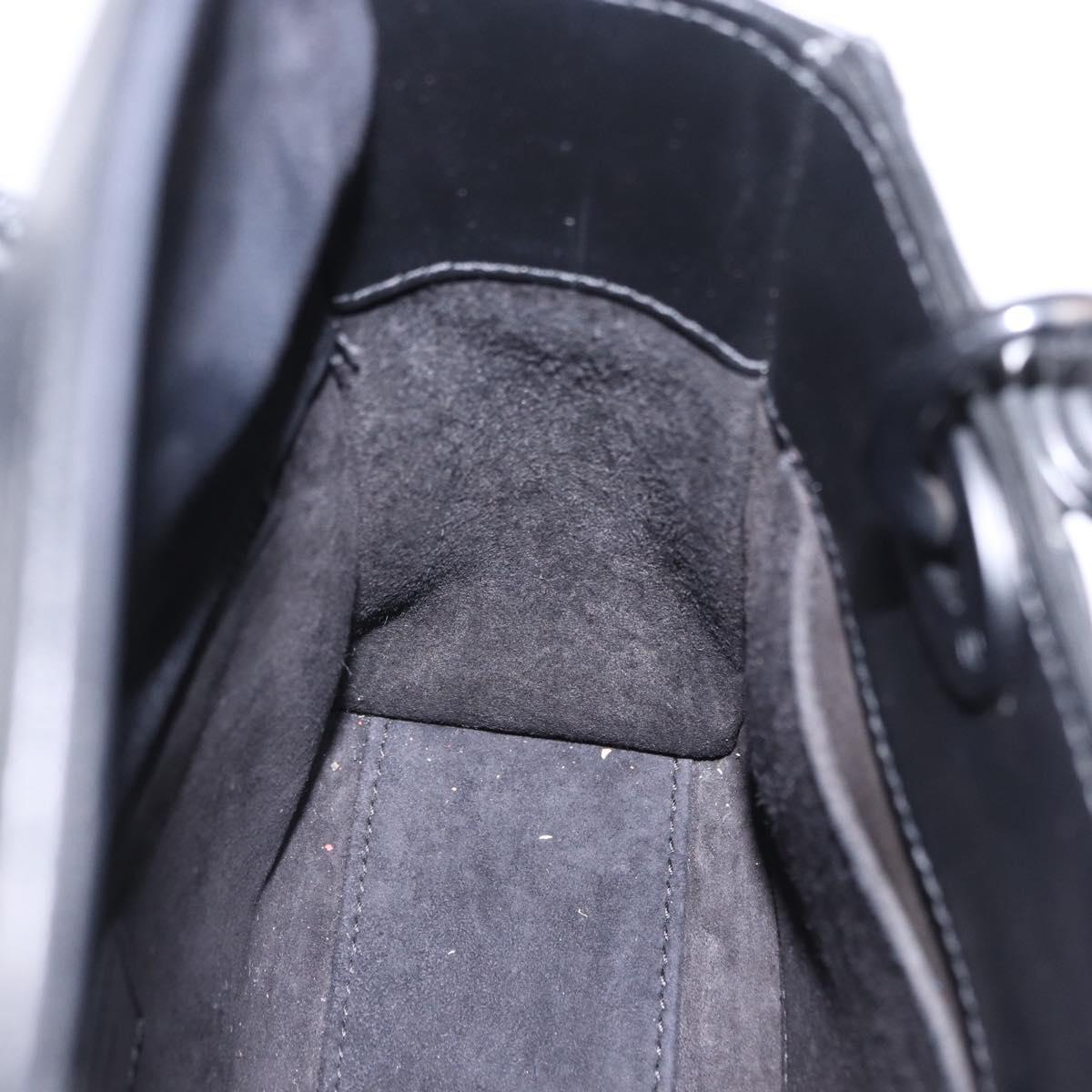 Christian Dior Canage Hand Bag Leather 2way Black Auth ka6141SAV
