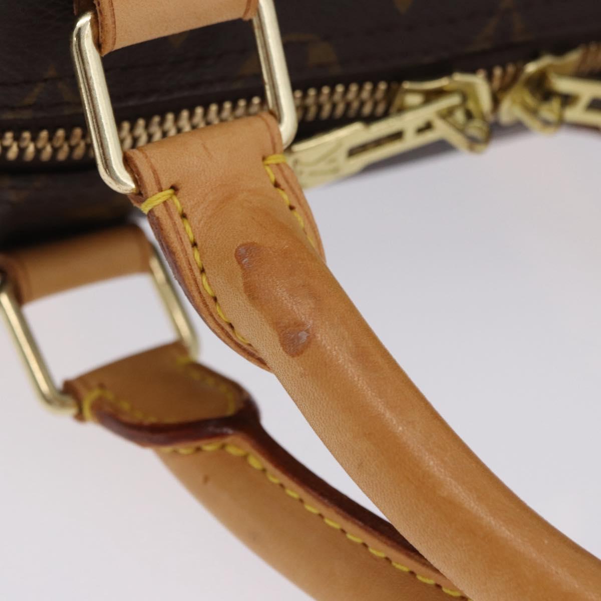 LOUIS VUITTON Monogram Keepall Bandouliere 55 Boston Bag M41414 LV Auth ka6148